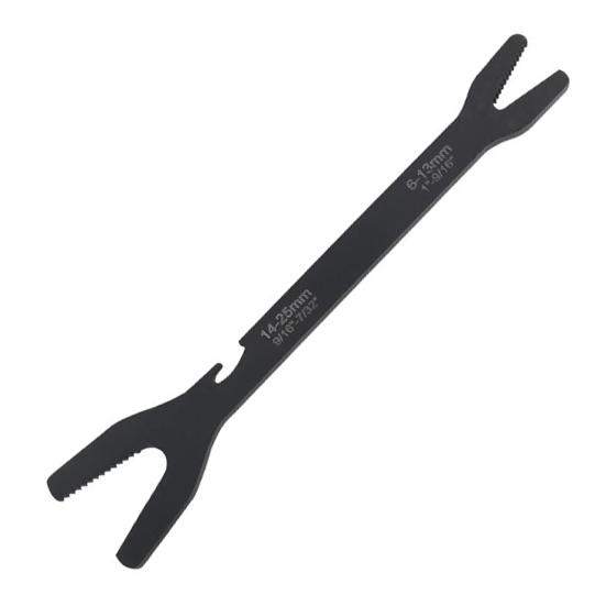 Universal Self Tightening Wrench High Carbon Steel Adjustable Wrench with Long Handle Car Bike Repairs Multi-Angle Fastener Tool
