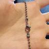 Sweet Cool Acrylic Mini Donuts Pendant Necklace Funny Choker Metal Bead Chain Charm Necklace Neck Chain Fashion Jewelry