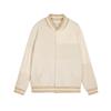 CROQUIS Men's 2023 Autumn Color-Block Baseball Collar Full-Zip Sweatshirt
