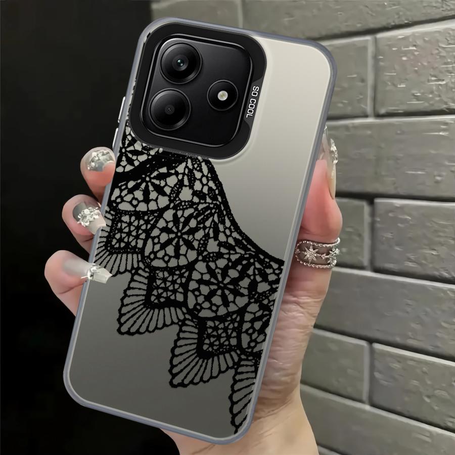 Black Lace Fashion Case for Xiaomi Mi 12T Pro 11 Lite 13T Back Phone Cover