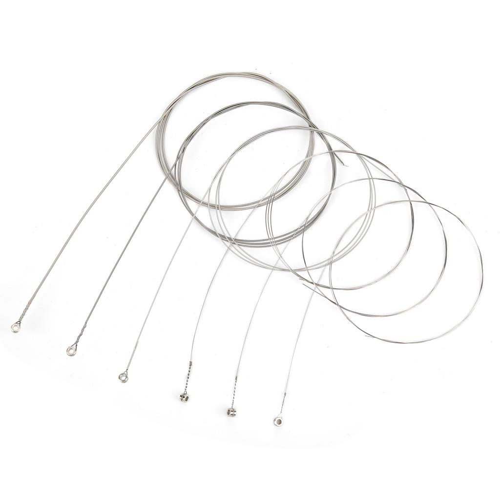 6Pcs Guitar String Tensile Resistance Alloy Wound Stringed Instrument Accessories ReplacementElectric Guitar Strings