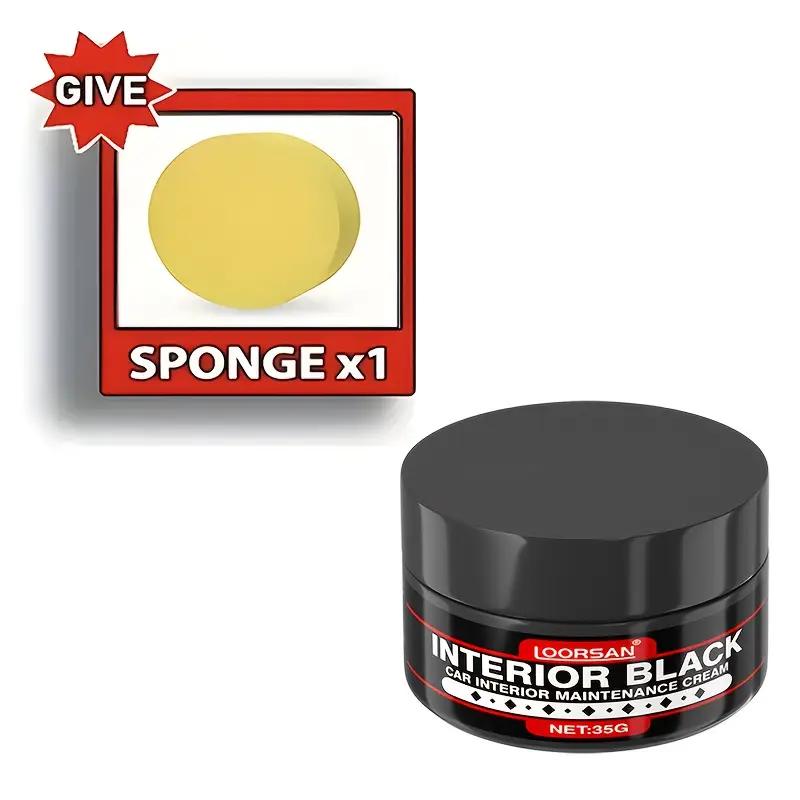 Automotive Interior Plastic Parts Refurbishment Wax - Tire Black Recovery Cream, Rubber Strip Care Crystallization Agent,