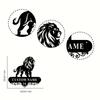 Vintage Metal Lion Wall Sign Custom House Number Farmhouse Kitchen Decor Unique Gift