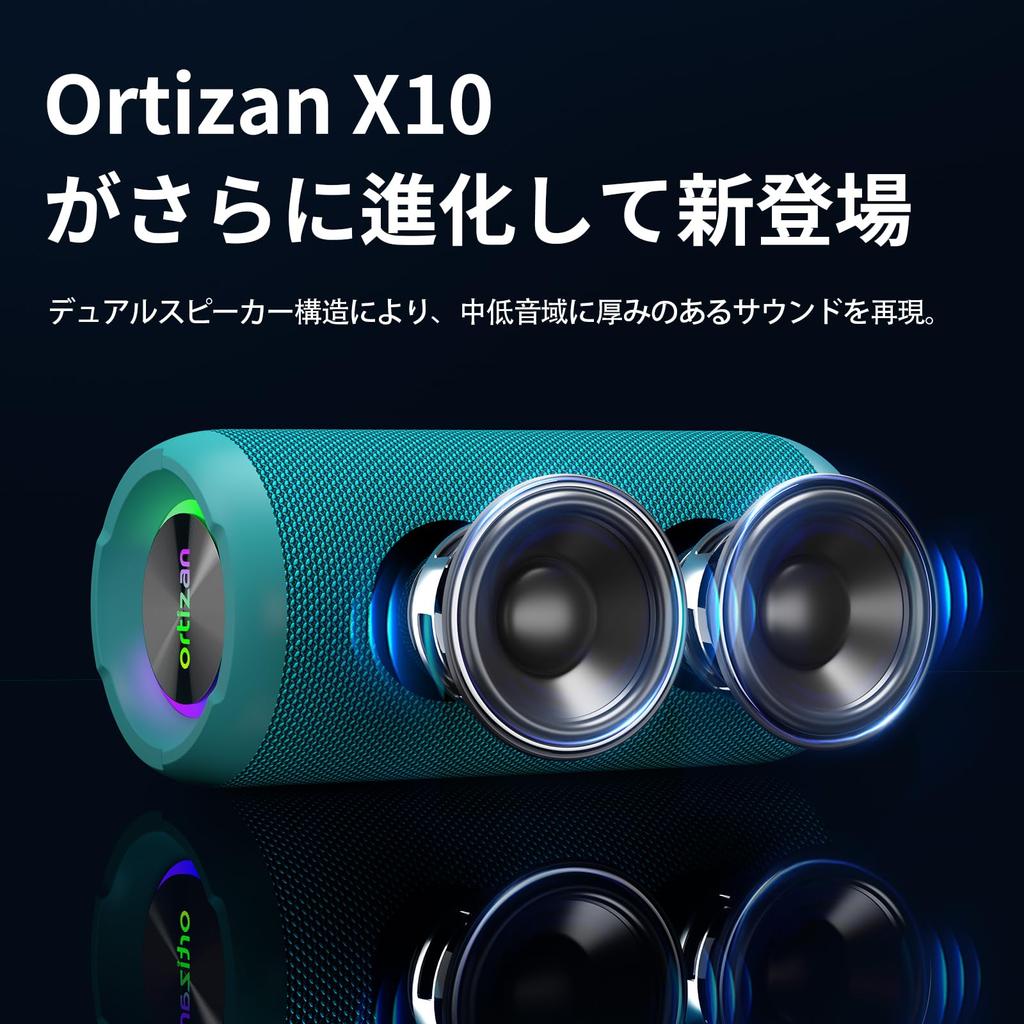 Ortizan Portable Bluetooth IPX7 Deep Wireless Bluetooth 30 Hours Continuous TWS 24W High PC Birthday Day Gift Speaker, Waterproof, Bass, Speaker,
