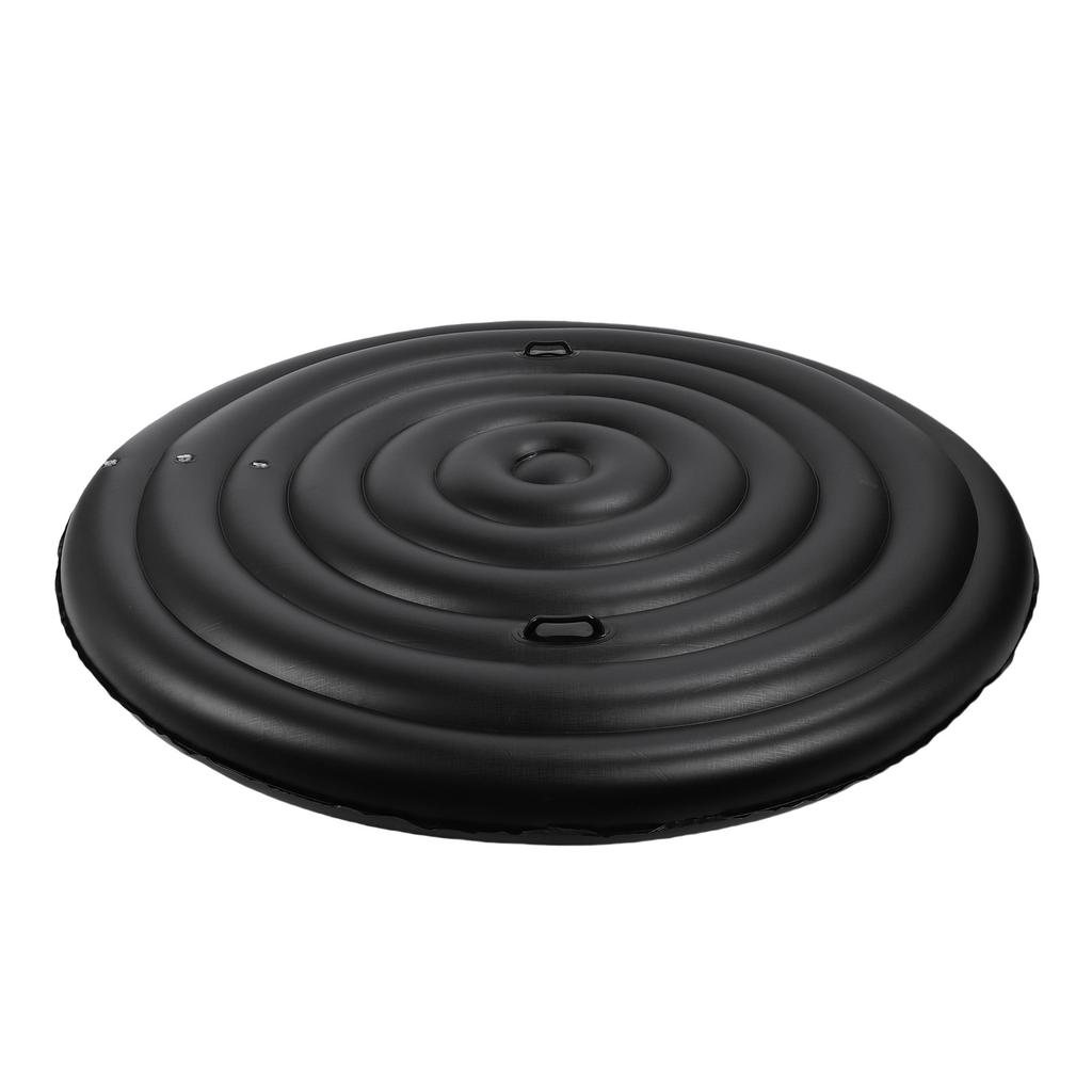 Inflatable Hot Tub Cover PVC Adjustable Inflatable Pool Protective Lid with Handles for Outdoor