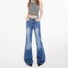 American Spicy Girl Low-Waist Micro-Flare Women's Jeans - 2025 Spring/Autumn Collection, Loose-Slim Fit