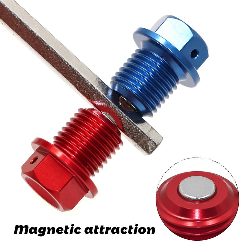 M14 Magnetisk Oljeavtappningsplugg Motorbottenplugg För Ducati Panigale V2 V4 V4R V4S 899 955 959 1100 1199 1299 -Ref.OE 89310153A 89310151A