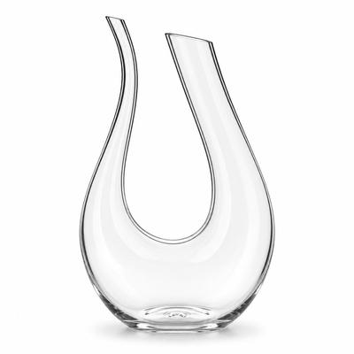 European U-Shaped Swan Crystal Glass Wine Decanter