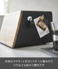 Yamazaki Bread Case with Removable Lid, Black, Approx. W31.5 X D24.5 X H18.5cm, Tower-Shaped, Sliding Lid, Large Capacity, Product Number: 5291