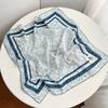 Breathable Cashew Nut Print Silk Scarf Korean Square Handkerchief Cotton Square Scarf  Outdoor
