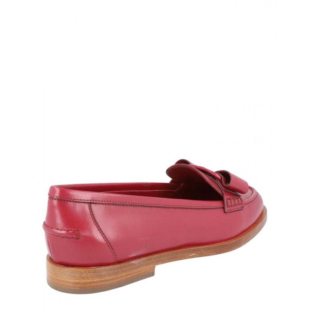 Ferragamo Vivaldo Leather Loafer Burgundy