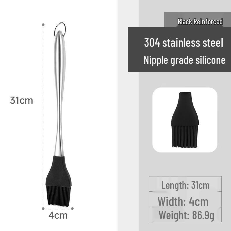 

Stainless Steel Silicone Basting Brush Set