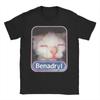 Benadryl Lustiges Katzen-Meme T-Shirt für Unisex WoUnisex 100% Baumwolle Neuheit T-Shirts Rundhals-T-Shirts Kurzarm-Oberteile Neu eingetroffen