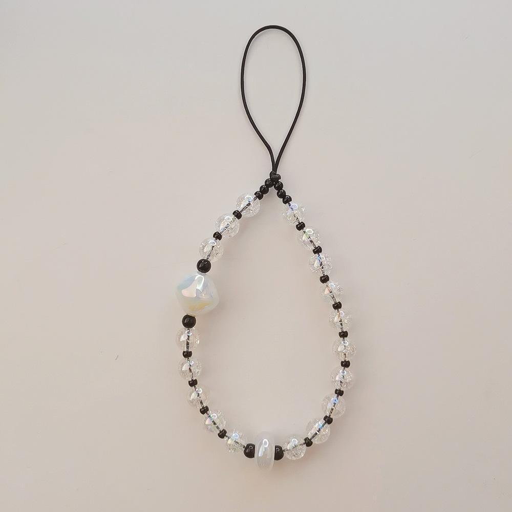INS style new acrylic beads small fresh and anti-lost hand carry fashion chain short mobile phone chain