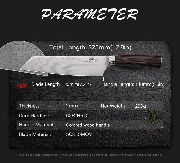 Kitchen Utility Knife Japanese Damascus Steel Pattern Chef Knives Vegetable Meat Peeling Fruit Knife Cooking Tools