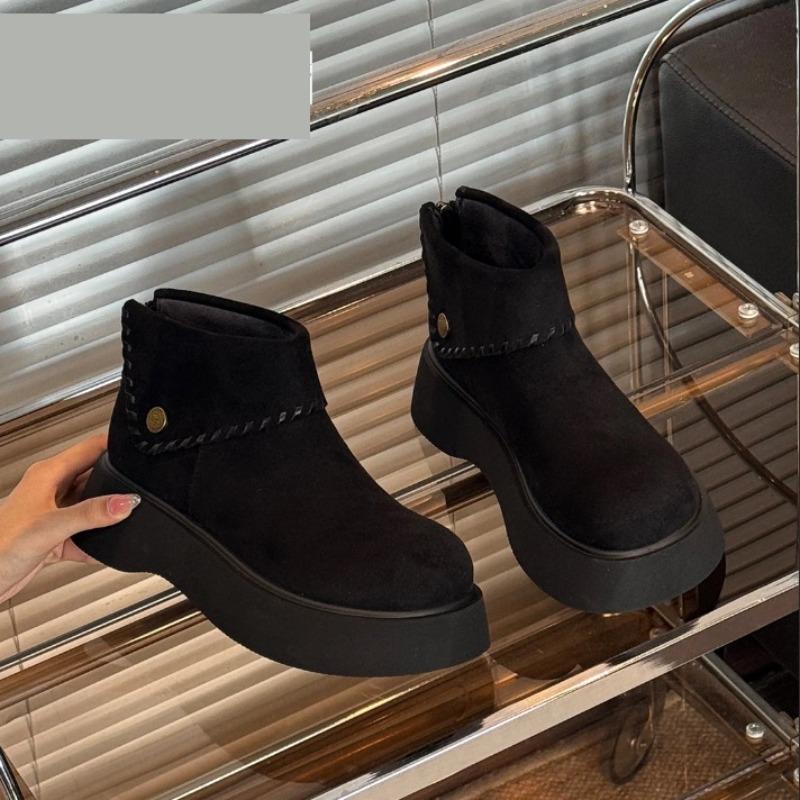 Muffin Platform Short Boots Women's New Boots Lightweight and Comfortable Martin Boots Women