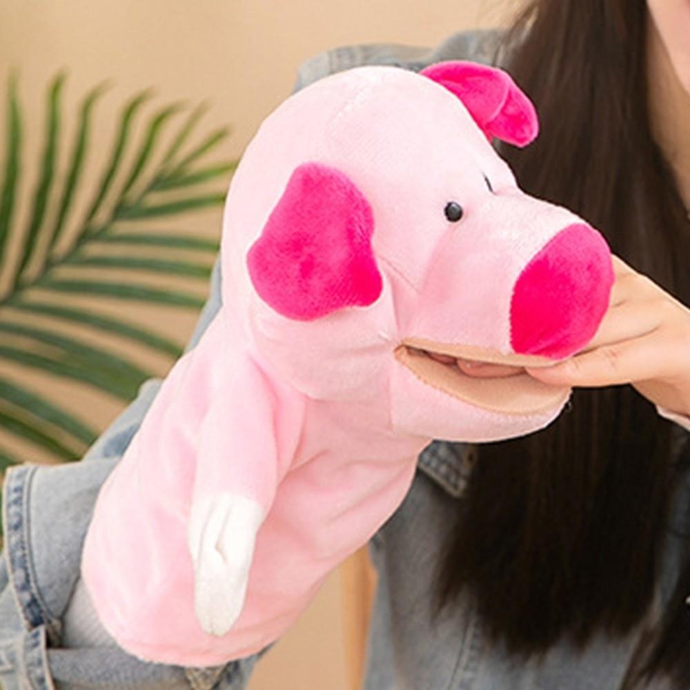 Early Education Plush Hand Doll Stuffed Hand Finger Puppets Animal Hand Puppet  Parent-child