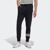 Adidas Originals Trefoil New C Sweatpants, Brand Logo, Elastic Low Rise Cuffs Men Bottoms Black HM1861