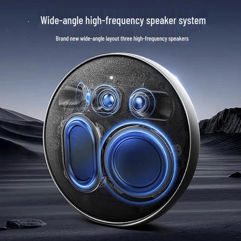 Harman Flying Saucer Creative Desktop Bluetooth Speaker with Subwoofer and Wireless Mini Card Slot.
