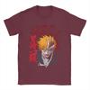 Bleach Ichigo Kurosaki T Shirts for Men Cotton Vintage T-Shirt Crewneck  Tee Shirt Short Sleeve Clothes New Arrival