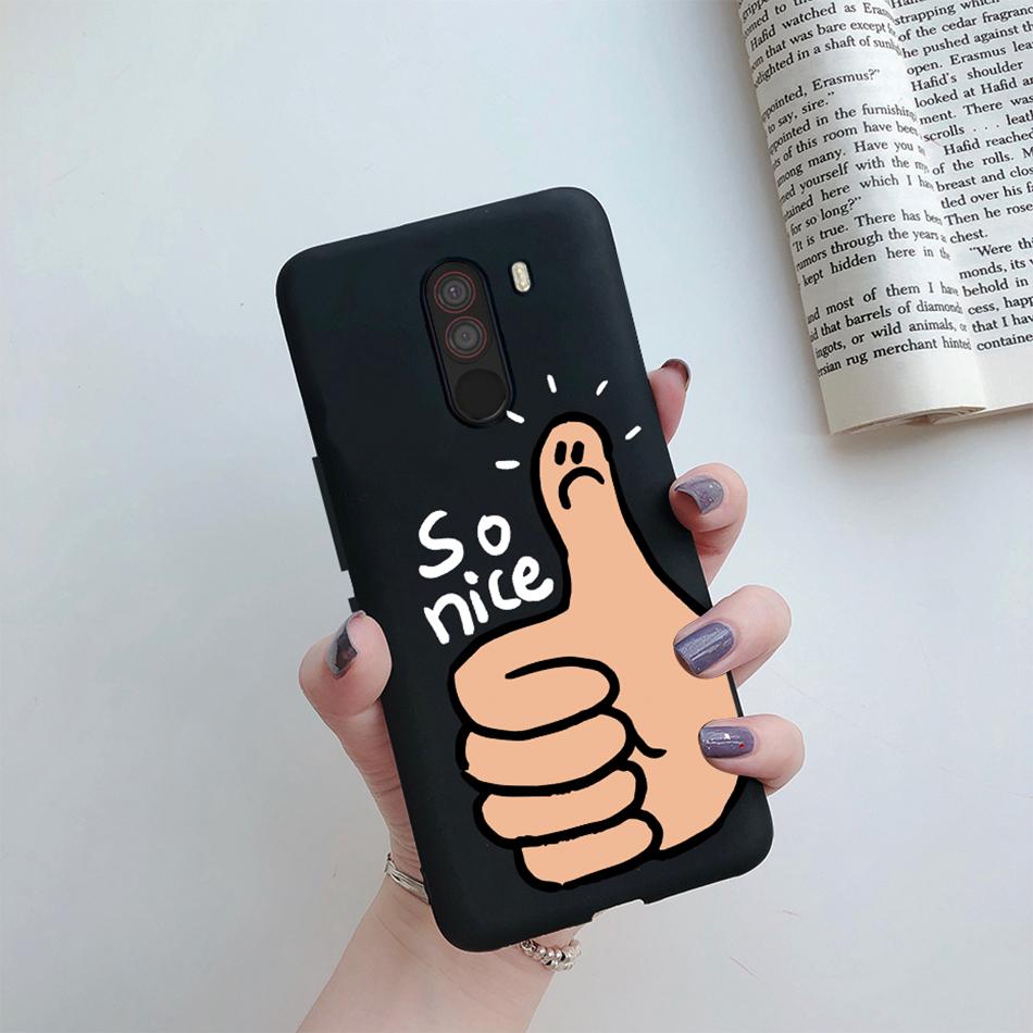 For Xiaomi Pocophone F1 Case Cute Cactus Soft TPU Silicone Back Cover For Pocophone F1 F 1 Poco F1 Phone Case Fundas Coque Shell