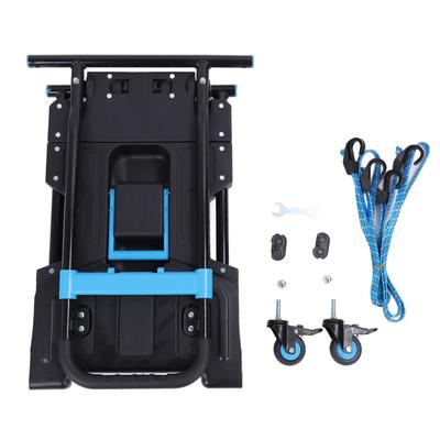 2 In 1 Folding Hand Dolly 330LB Load Carrying Heavy Duty Lightweight Portable Cart for Camping