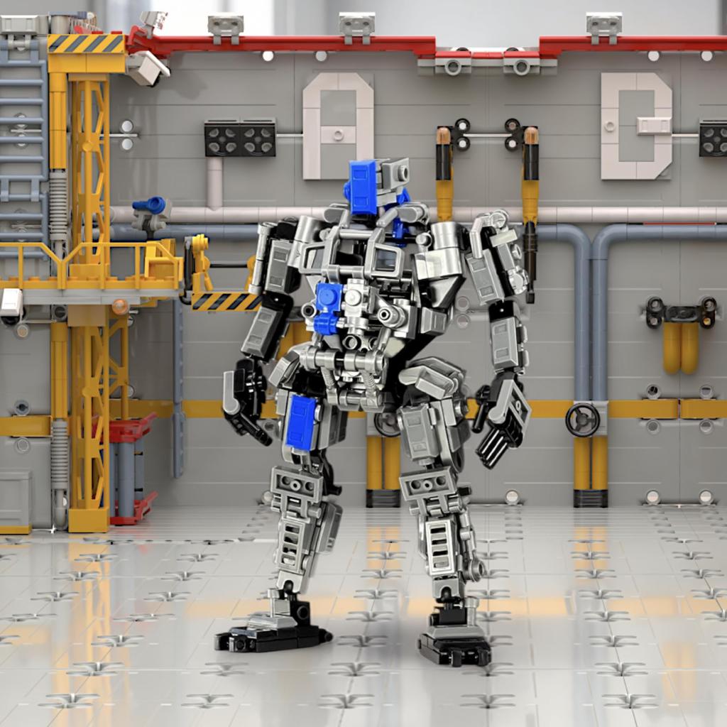 MyBuild Mecha Frame 5025 Exoframe Highly Movable Exoskeleton and Modular Chassis Frame Custom Robot Building Blocks Ages 14 and Up