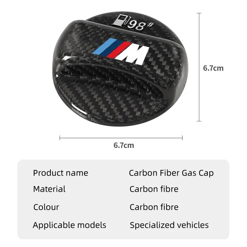 Nové logo auta Kryt nádrže z uhlíkových vláken Vzduchová zátka palivové nádrže Ozdoba #98 #95 Pro BMW E46 E90 E60 F10 E39 F30 E36 F20 E87 E90 E70 G60