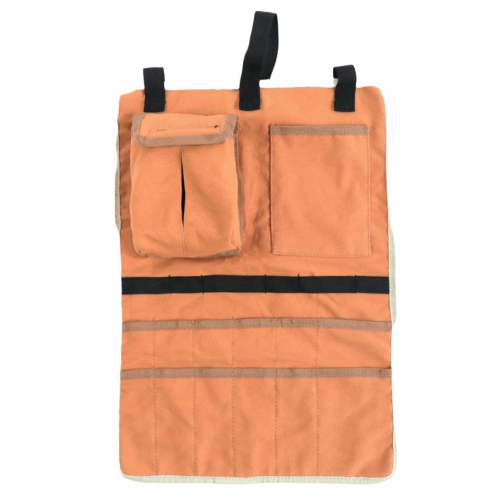 Multifunction Storage Organizer Khaki Space Saving Bag Durable Hanging Storage Bag For Camping Hanging Storage Bag