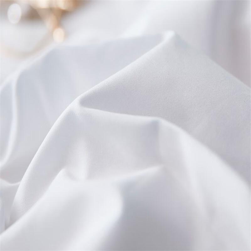 Jian Nan Si Chou Hotel 4-Star White Cotton 3-Piece Bedding Set