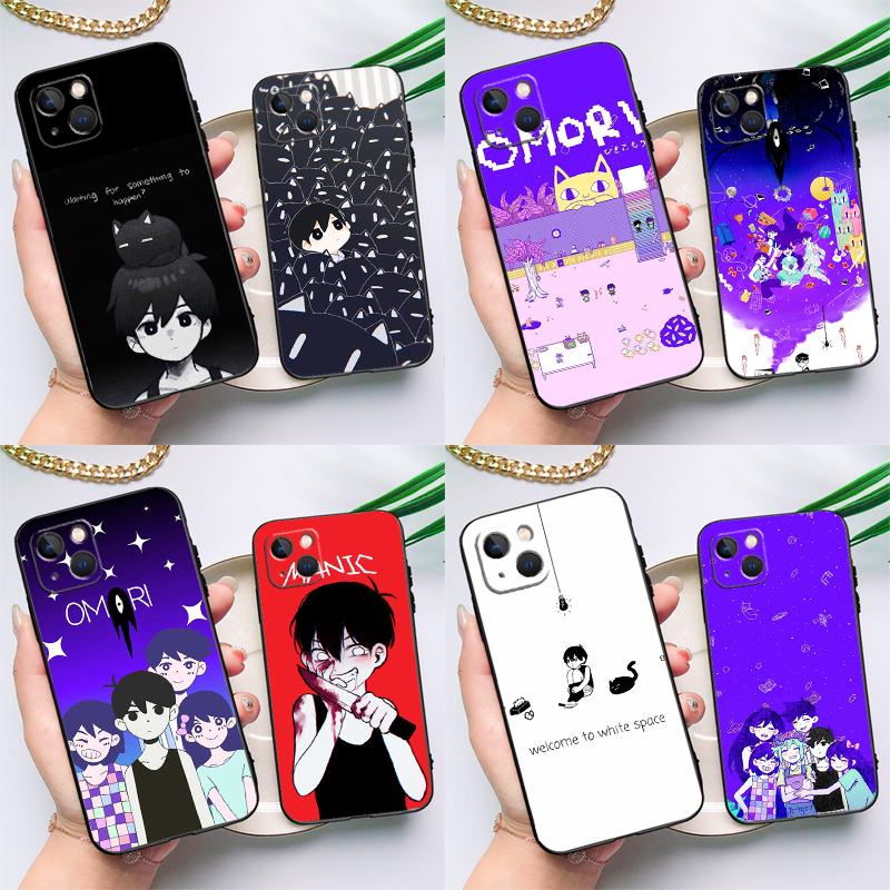 

Игровой чехол Omori для iPhone 15 11 12 13 14 Pro Max 12 13 Mini X XS Max XR 7 8 Plus SE 2020, чехол
