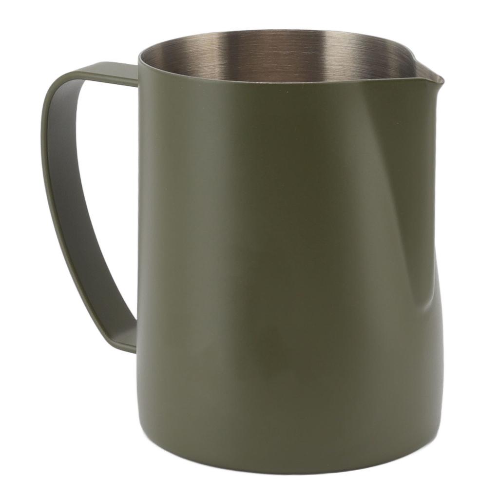 Frothing Jug Pitcher Falcon Beak Tip 304 Stainless Steel Milk Frother Cup for Home Cafe 600ml OD