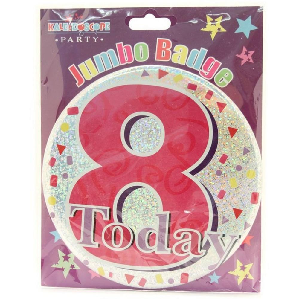 Kaleidoscope Jumbo 8-års bursdagsmerke