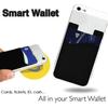 2Pcs Card Holder Silicone Phone Wallet Single-layer Multi-function for Bank Card