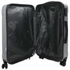 Suitcase Set with Lock 3 pcs Silver 50 x 31 x 78 cm ABS Plastic
