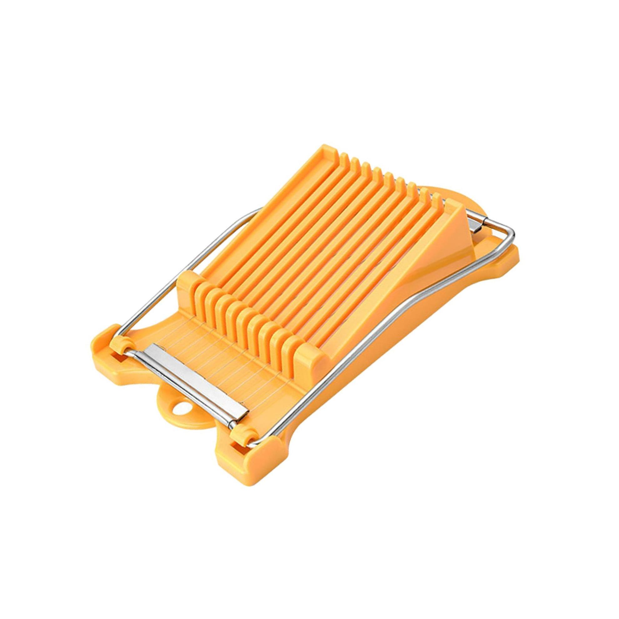 

Meat Slicer Egg Fruit Slicer Food Cheese Sushi Cutter with 10 Wires white