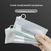 Frosted Earphone & Cable Organizer: Portable Mini Self-Sealing Waterproof Bag
