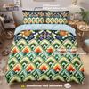 Duvet Cover Set med Keramiskt Kakelmönster - Digitaltryck, 3-delat Sängkläder
