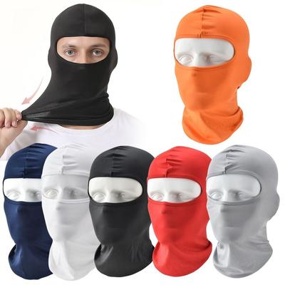 Breathable Mesh Balaclava Face Mask Sun Protection Bandana Hood Fashion Neck Cover  Skiing