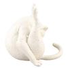 Cat Statue Funny Resin Cat Licking Butt Figurine Ornament Cute Cartoon Animal Sculpture Home Desktop Craft