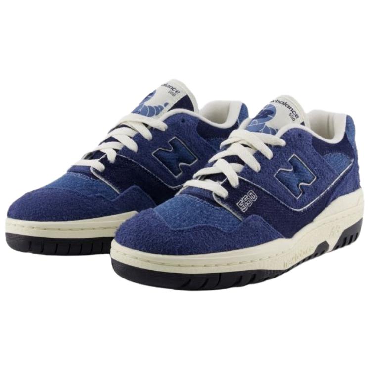 New Balance Pakiet 550 Denim - Granatowe Damskie Sneakersy Blue Heron-Blue Angora BBW550GH