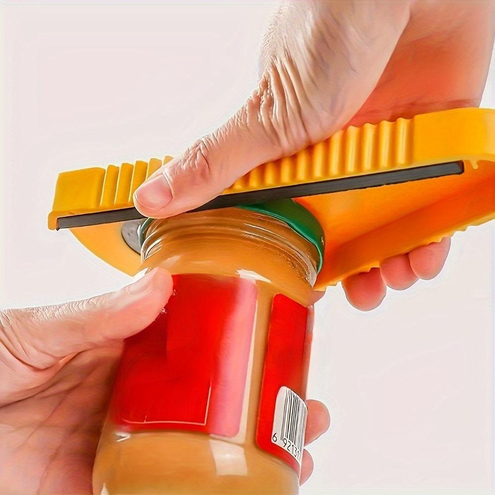 1pc Versatile Manual Bottle Opener - Durable Pet, Effortless Jar & Lid Removal For Home And Restaurant Use, kitchen accessories