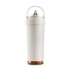316 Ceramic Liner Thermos Cup for Female Students - Portable Travel Coffee Cup with Double Drink and Straw.