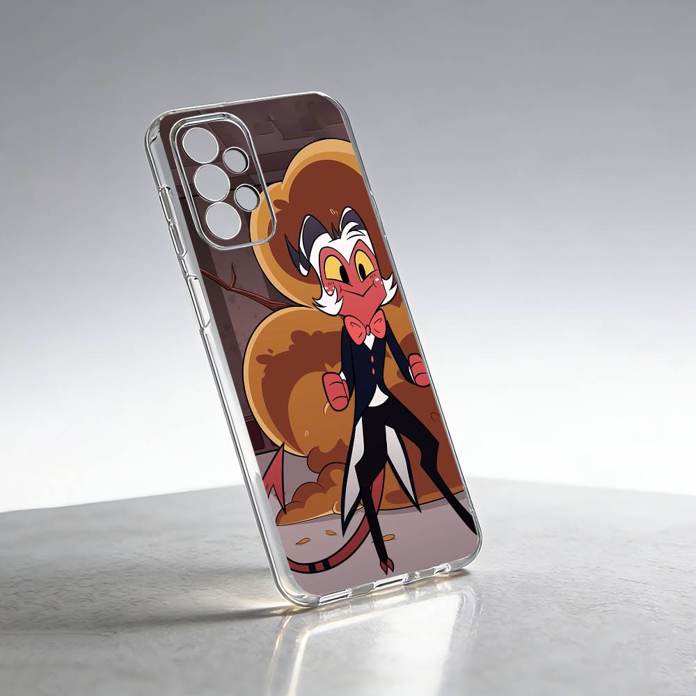 Helluva Boss Moxxie-e   Phone Case Transparent Silicone Soft For Samsung S25,S24,S21,S22,S23,S30,Ultra,S20,Plus,Fe