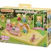 Sylvanian Families Toy Train Set S-65 with Playground Equipment for Ages 3 and Up Dollhouse Accessory
