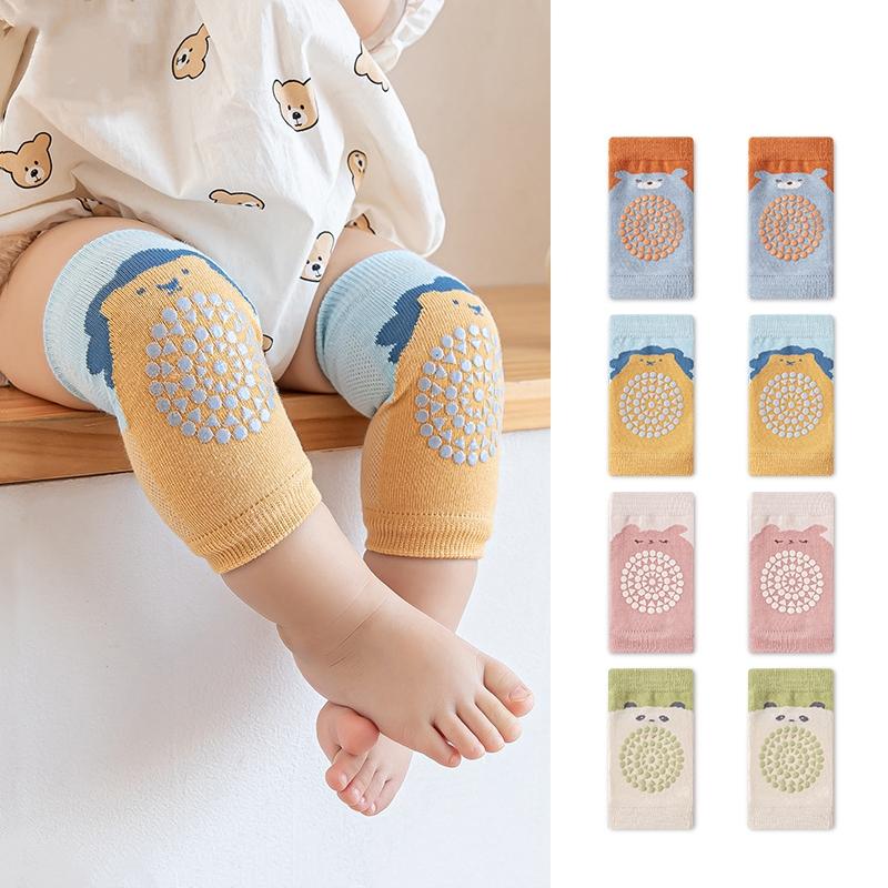 Kids Non Slip Crawling Knee Pads Infants Toddlers Baby Accessories Dot Knee Pads Protector Safety Kneepad Leg Girls Boys