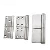 Stainless Steel Flag Shape Detachable Hinge Thickened Blades High Load-bearing Fire Door Hinge Anti-theft Door Welded Hinge