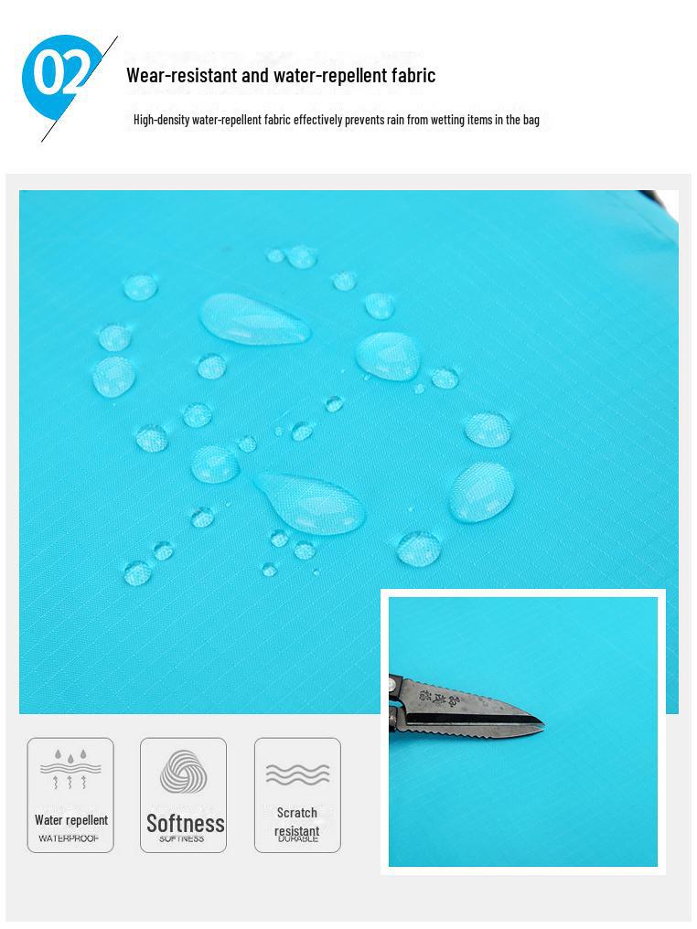 Multi-functional Lightweight Oxford Backpack: Large Capacity, Folding, Portable for Cycling, Sports, Travel