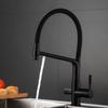 Kitchen Drinking Filtered Water Faucet 360 Degree Rotation Stream Sprayer Nozzle Kitchen Sink Tap Dual Handle Purification Tap