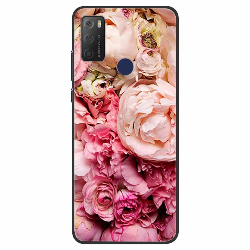 For TCL 20Y Case Shockproof Silicone Soft Phone Back Cover For TCL 20E 6125F Case TPU Bumper Coque For TCL20Y TCL20E 20 Y Funda